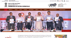 Desktop Screenshot of chemicals.gov.in
